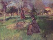 John Singer Sargent In the Orchard Spain oil painting artist